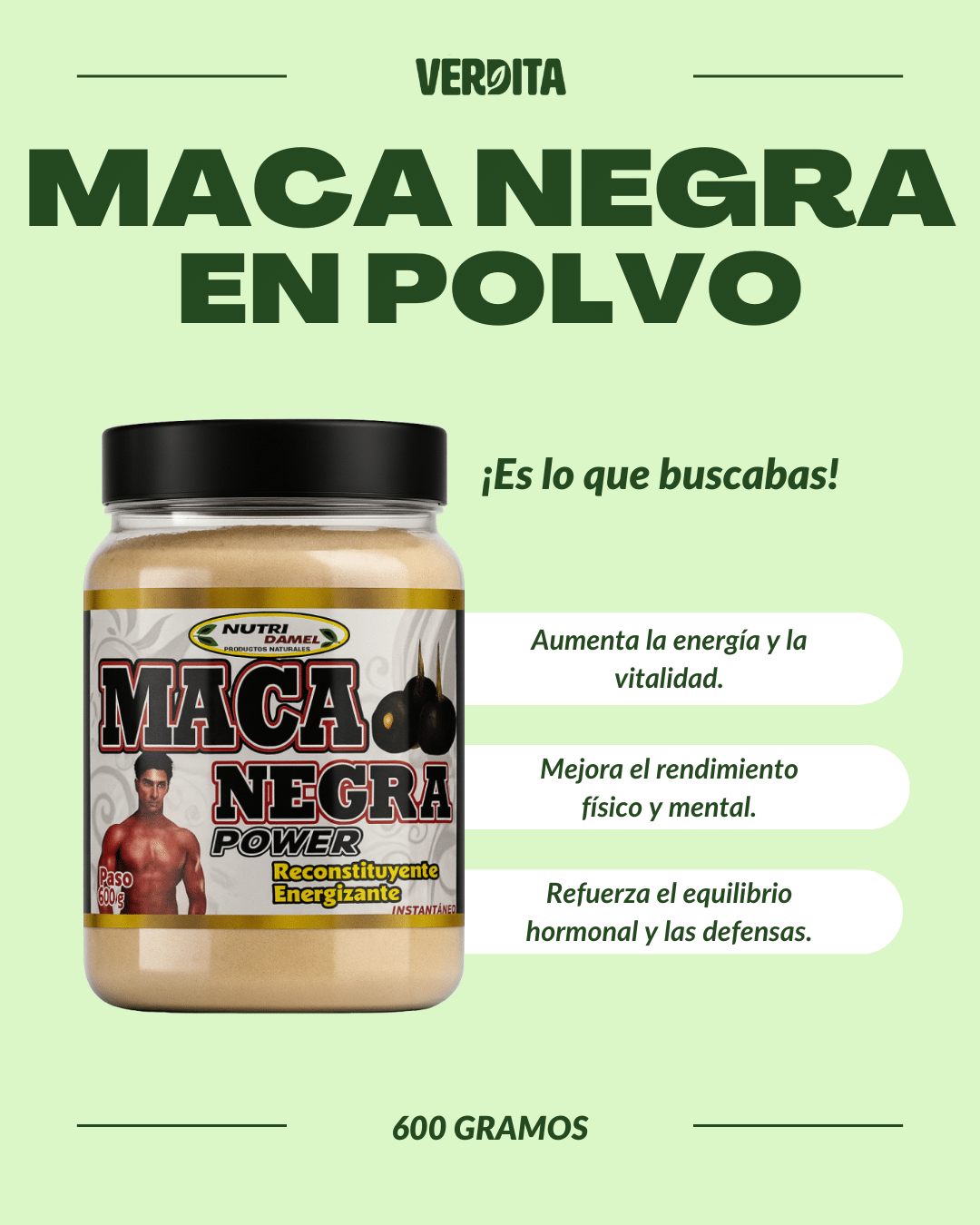 Maca Negra en Polvo 2 Maca Negra en Polvo - Imagen 2