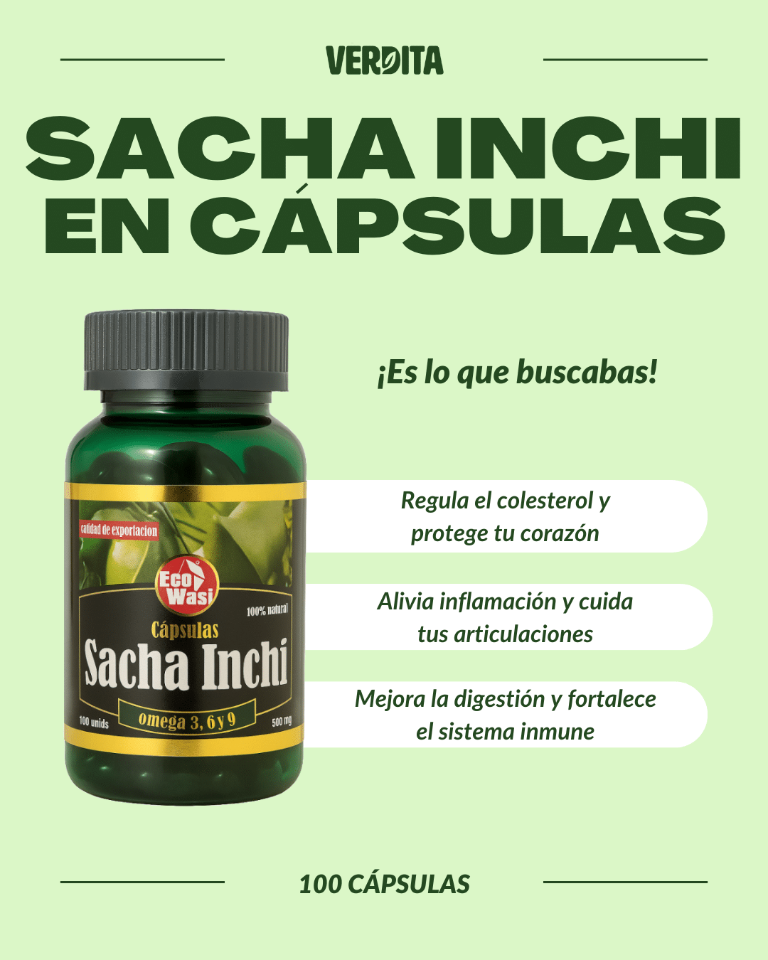 Sacha Inchi en Capsulas 2 beneficios sancha inchi en capsulas