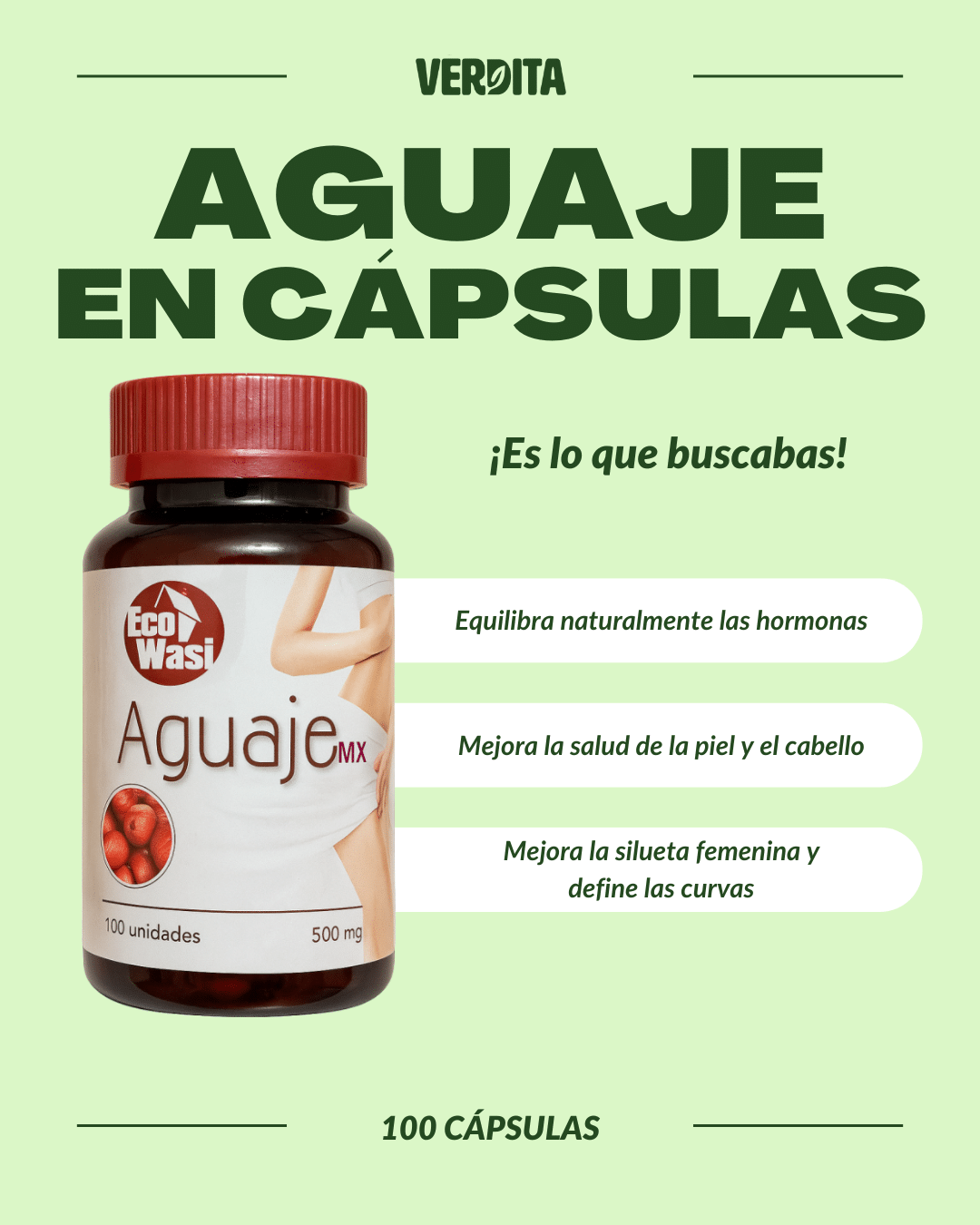 Aguaje en Capsulas 2 Aguaje en Capsulas - Imagen 2