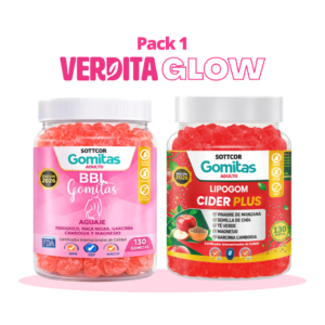 pack verdita glow gomitas bbl aguaje y lipogom