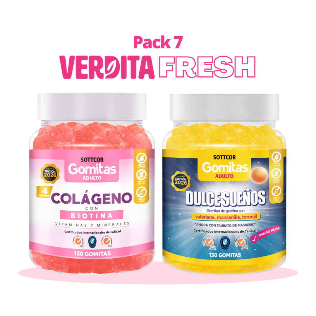 Verdita Fresh 1 pack verdita fresh gomitas colgaeno y dulces sueños