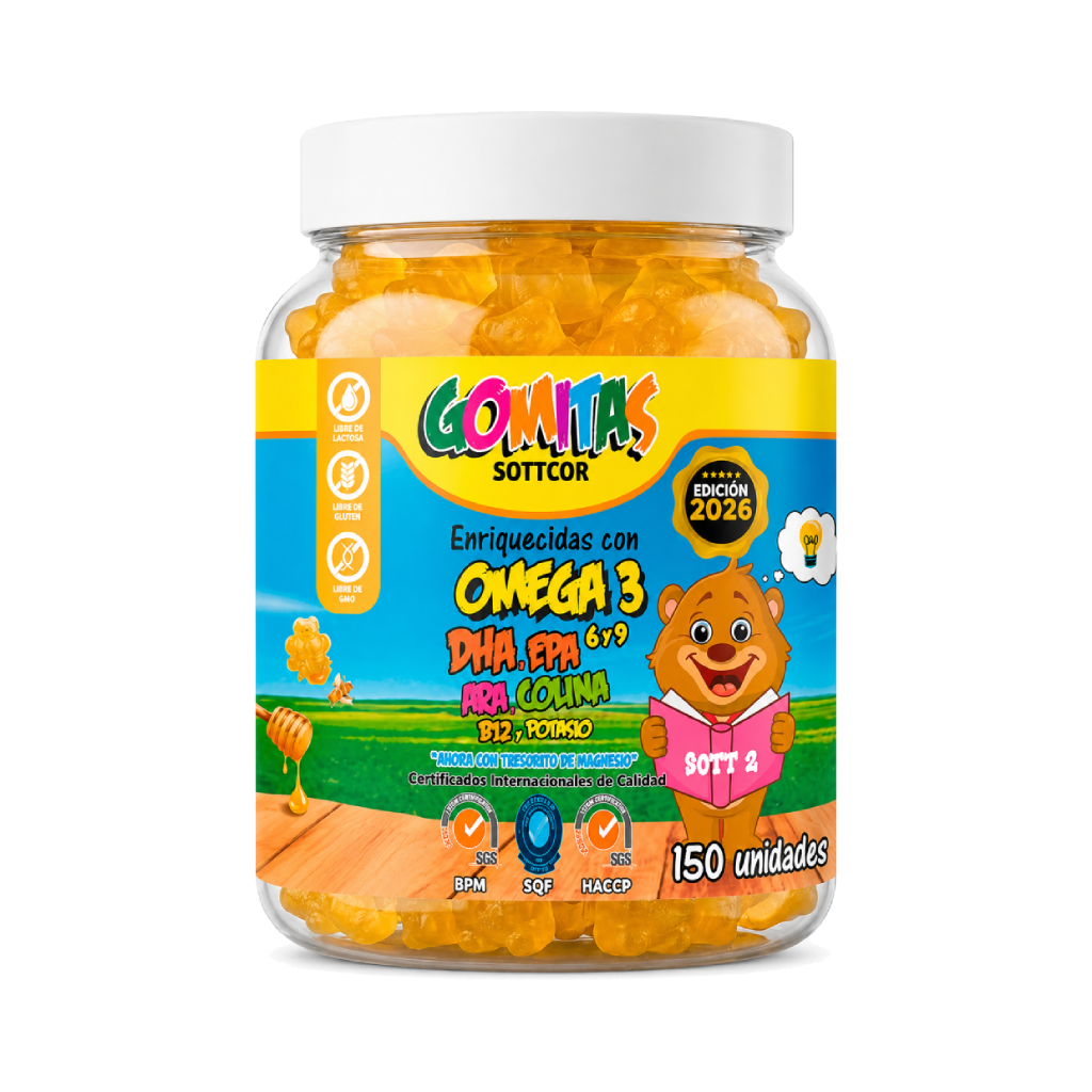 Gomitas Omega 3 Niños 1 gomitas omega 3 niños desarrollo cerebral