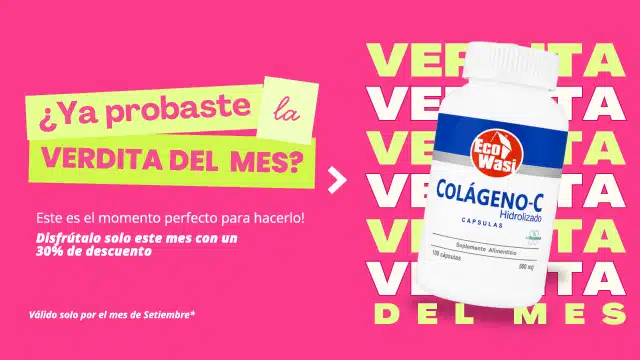 colageno en capsulas verdita del mes de setiembre